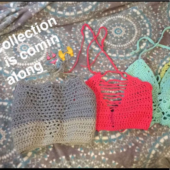 Hand Crocheted Halter Top - Picture 2 of 2